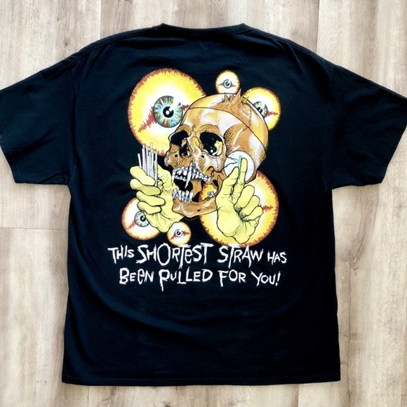 Metallica T Shirt, Double Sided Print, 2019 In Vertigo You Will Be, Size L, NWOT - Picture 5 of 7